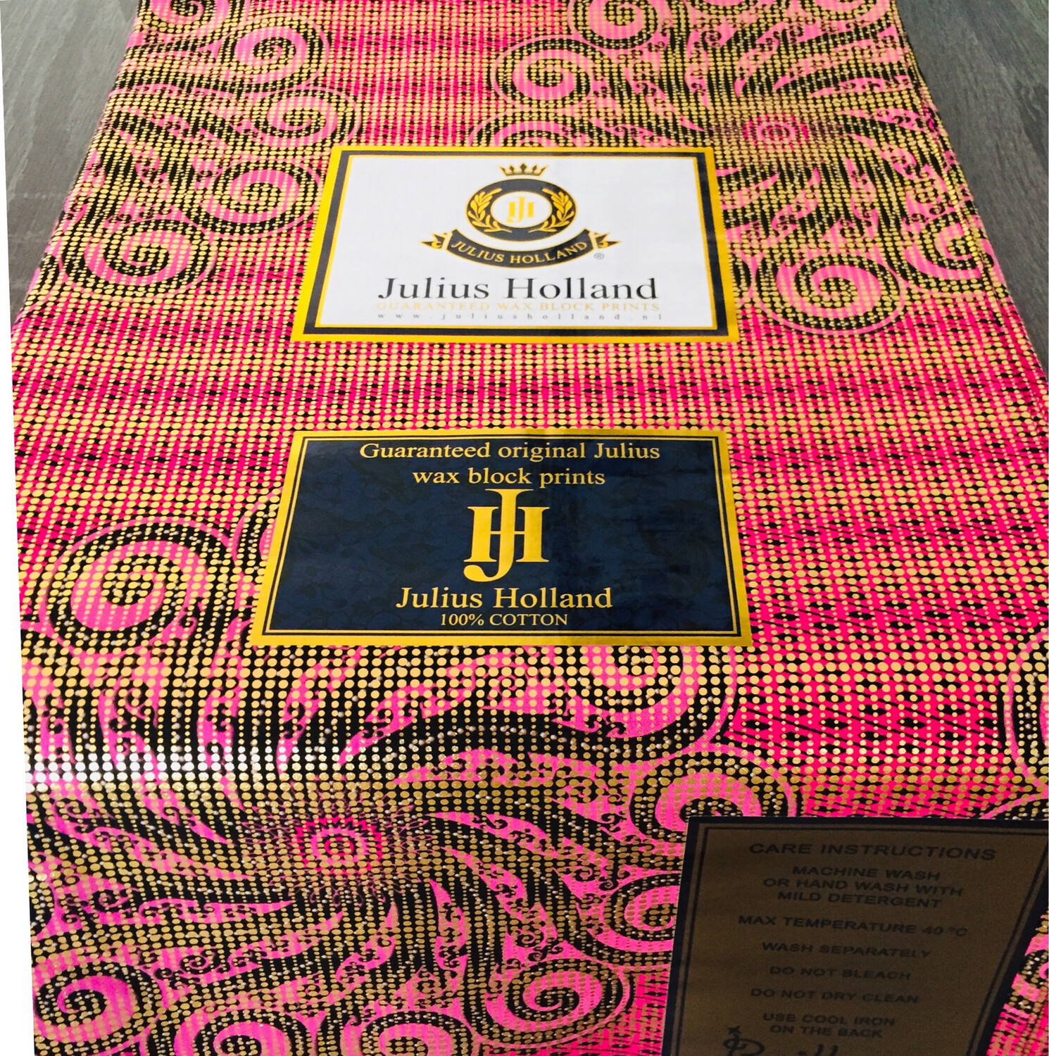 African Wax Print Fabric, Exclusive Design