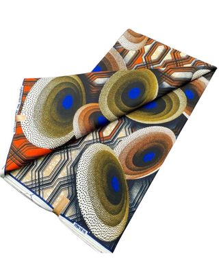 African Wax Print Fabric, Exclusive Design