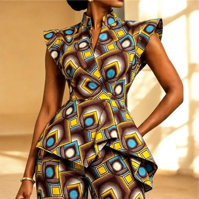 African Wax Fabric, Sophisticated 