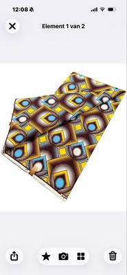 African Wax Fabric, Sophisticated 