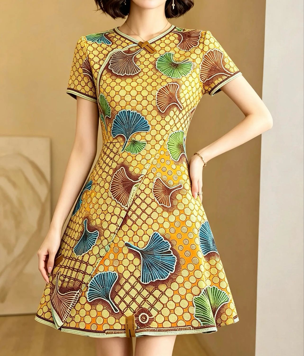 African Wax Print Fabric, Exclusive Design