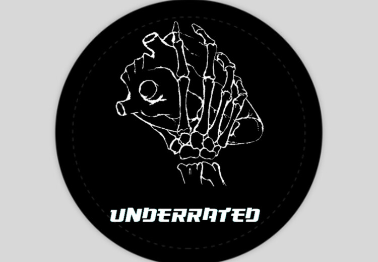 Underrated broken heart sticker