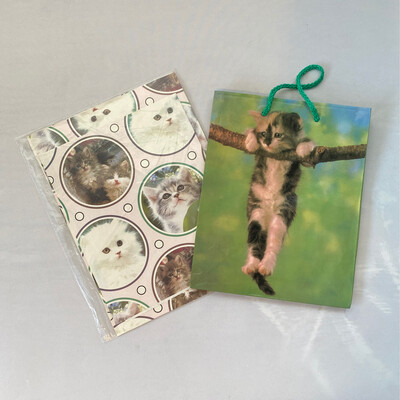 Cat Wrapping Paper And Bag