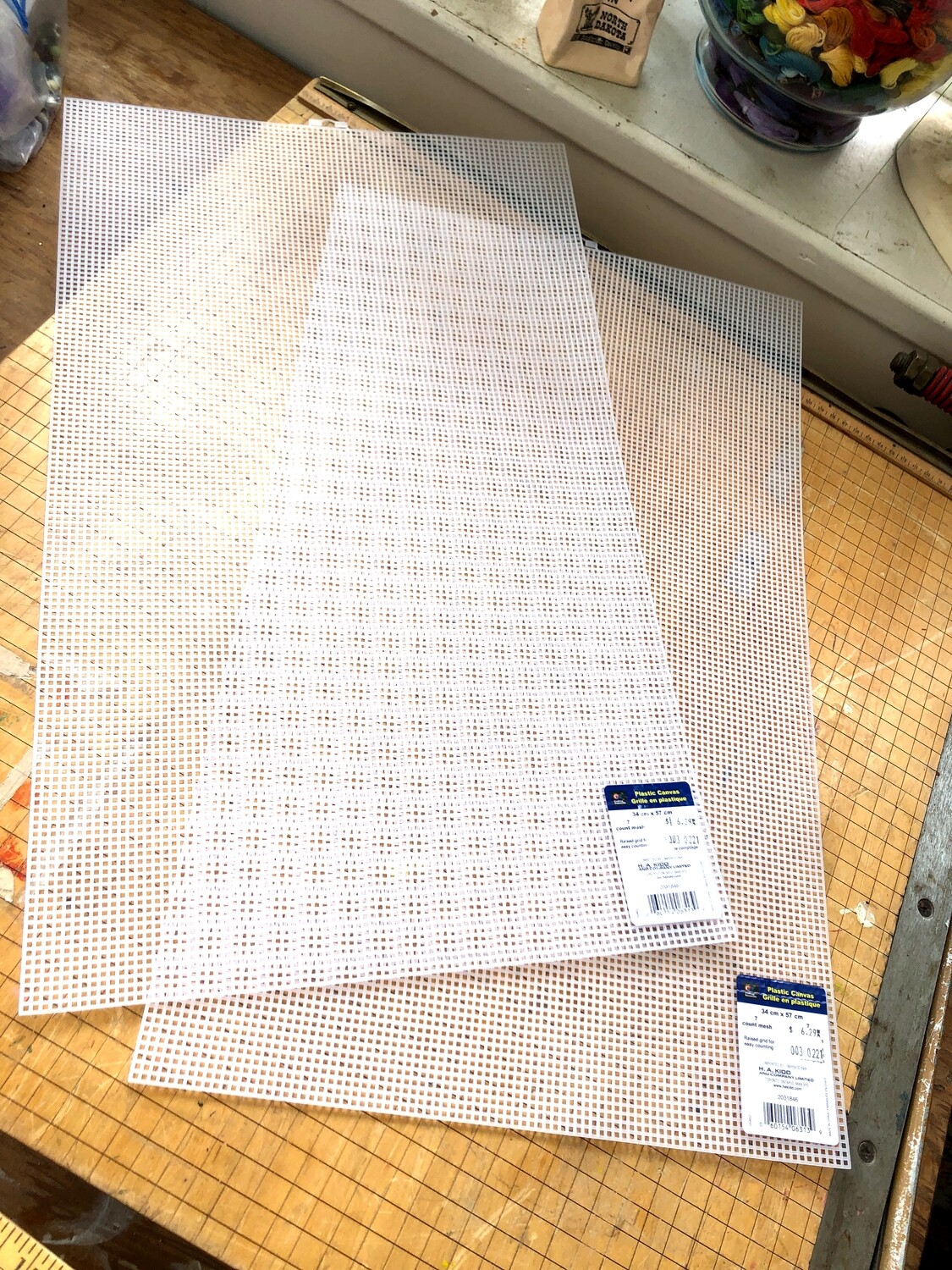 Clear Plastic Canvas Sheets