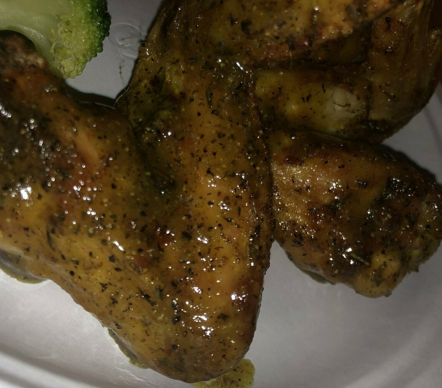 Wet Lemon Pepper Whole Wings