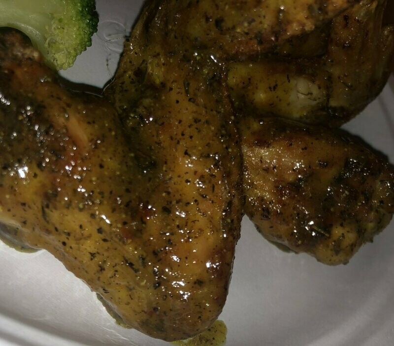 Wet Lemon Pepper Whole Wings