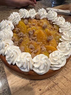Cobbler Cheesecake (Peach or Apple)