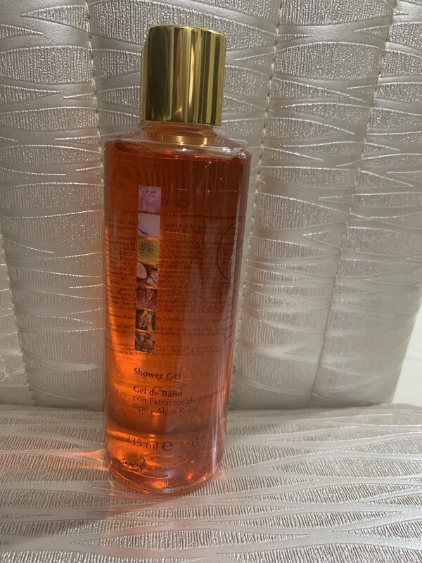 Shower gel (con extractos de almendras, ilipe y algas rojas)