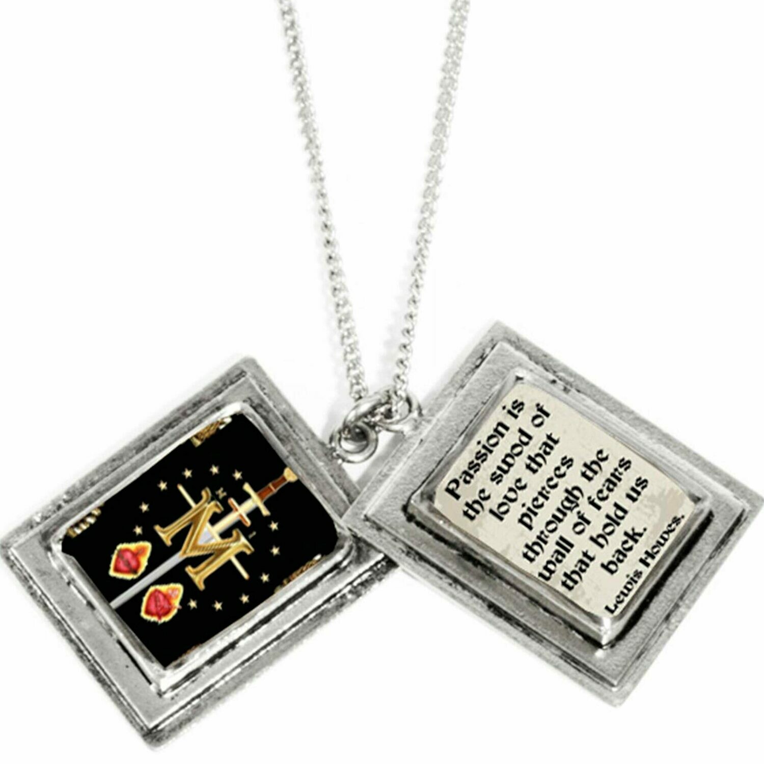True Prayer Passion is the sword charm necklace