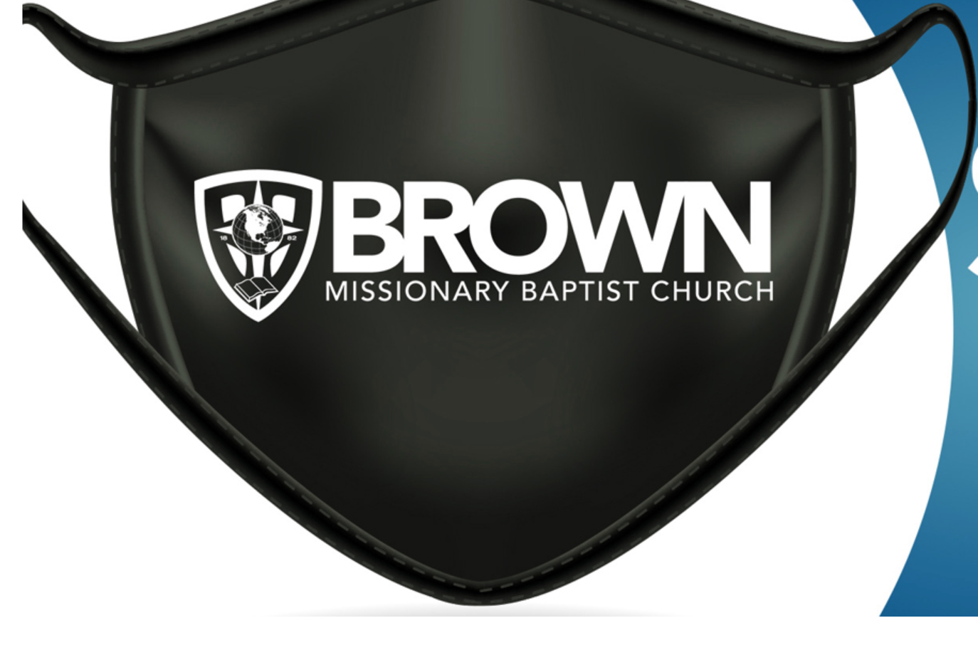 Mask-Brown Baptist Logo