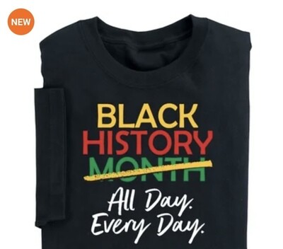Black history shirt Black history is American history