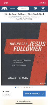 The Life of a Jesus follower
