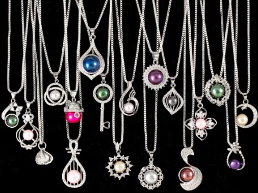 Sterling silver necklace bomb