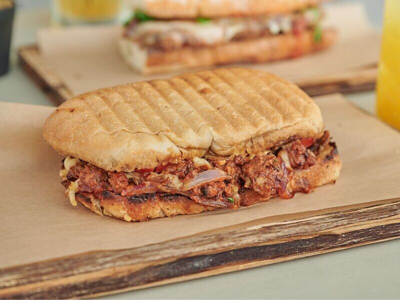 Spicy Italian Sausage Ciabatta