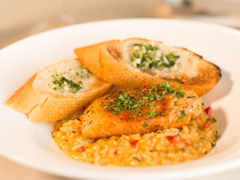 Risotto Di Salmone e Zucchine