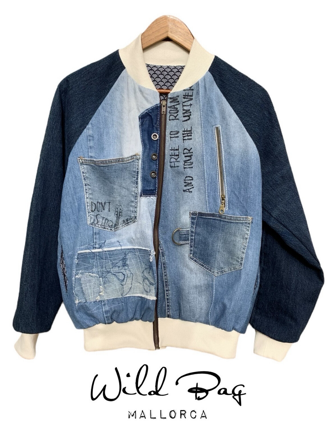 Denim Bomber