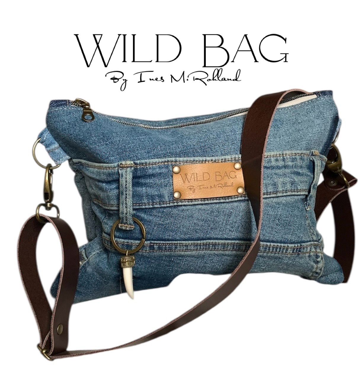 Denim Clutch