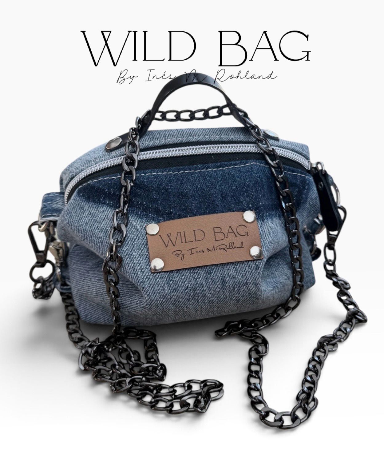 Blue Denim Purse