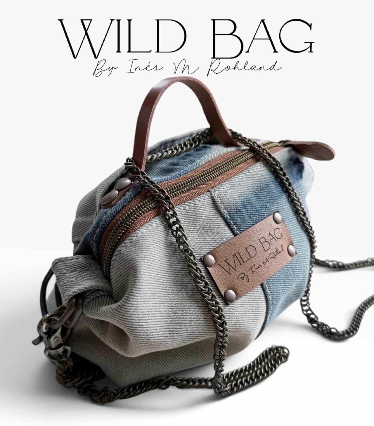 Vintage denim Purse