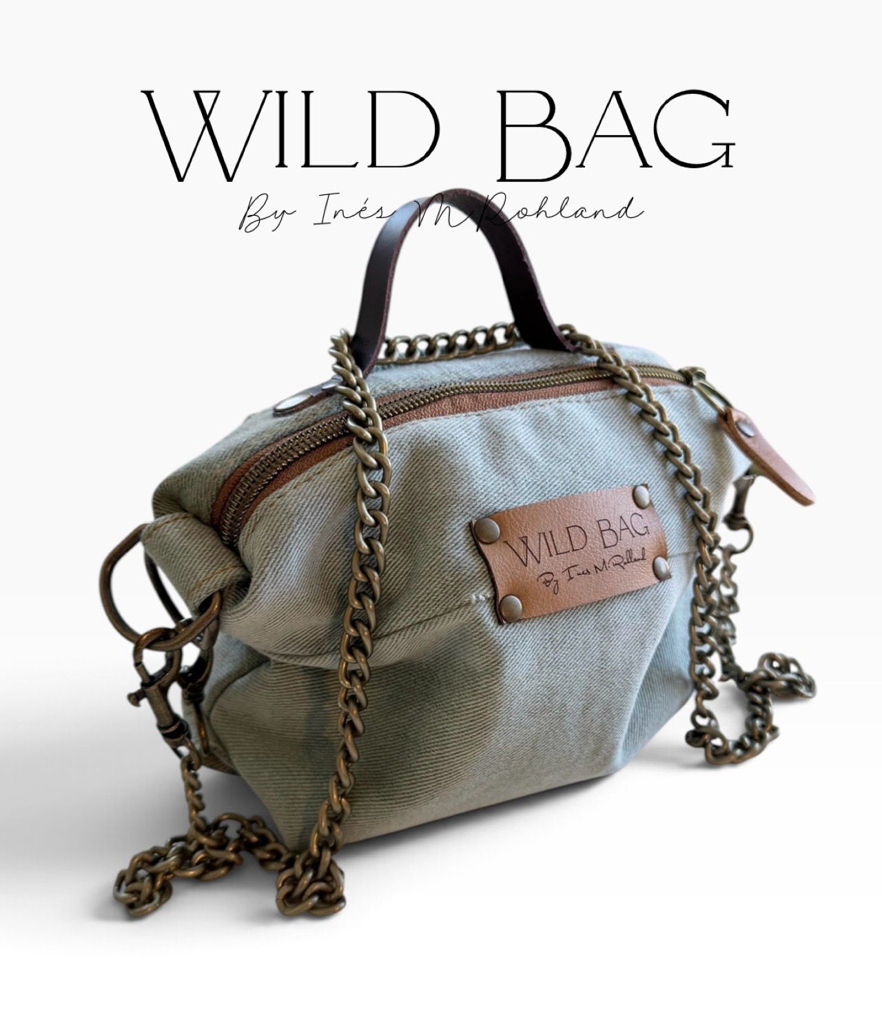 Vintage denim Purse