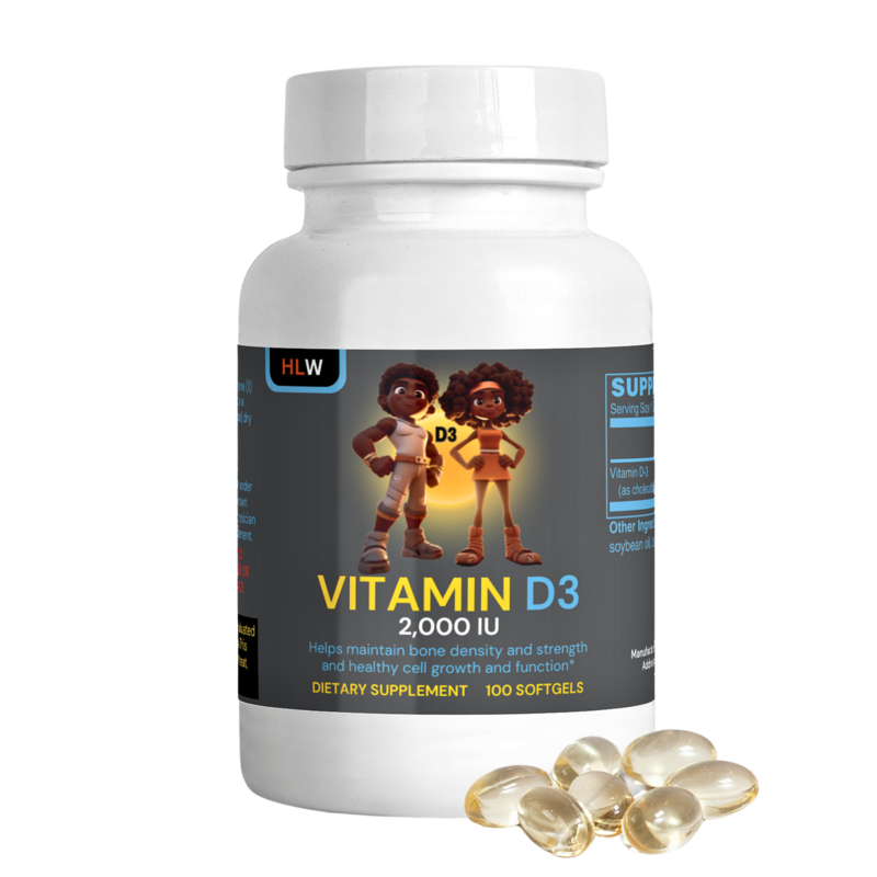 HLW Vitamin D3 (2,000 IU)