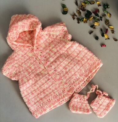 Baby Candy dress with hoodie and bootie combo Baby Candy dress with hoodie and bootie combo