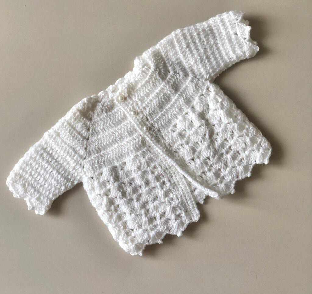 Newborn Snowflakes Sweater