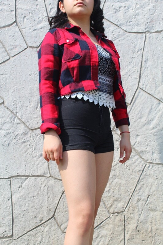 &quot;Camisa Top de cuadros&quot;