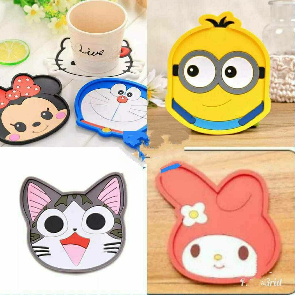 6 pc Silicon Cup Saucer