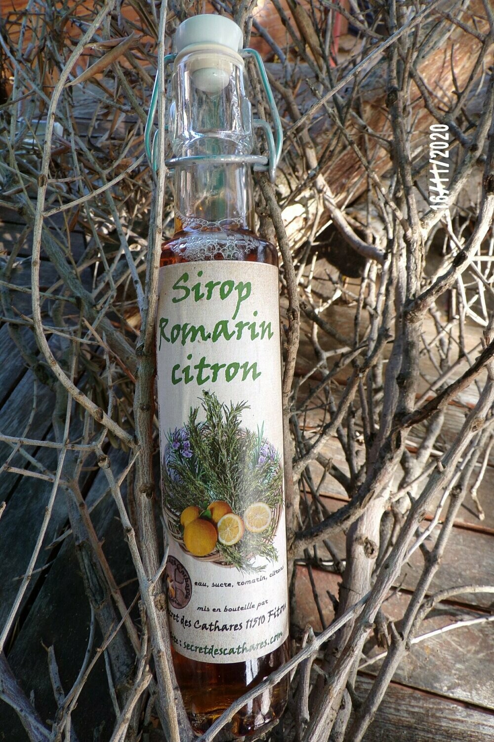 SIROP DE ROMARIN ET CITRON