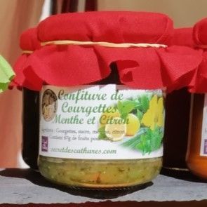CONFITURE COURGETTES MENTHE CITRON