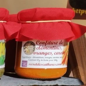 CONFITURE CLEMENTINES ORANGES CAROTTES