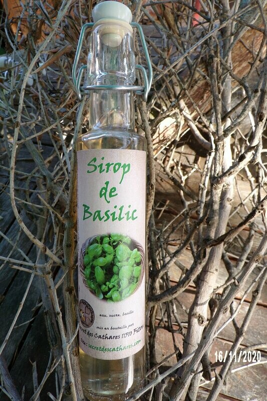 SIROP DE BASILIC 330ml