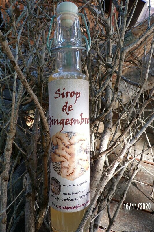 SIROP DE GINGEMBRE 330ml