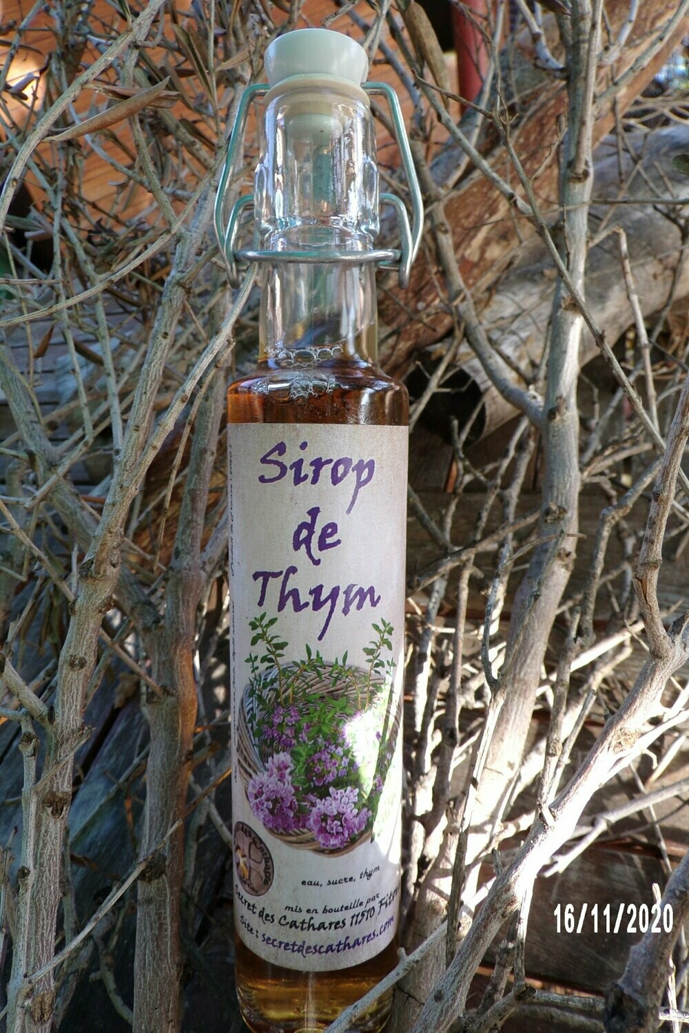 SIROP DE THYM 330ml