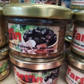 TARTINADE ECRASEE D'OLIVES NOIRES