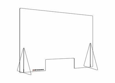ANTI-coronascherm 100 x 75cm (staand en/of hangend)