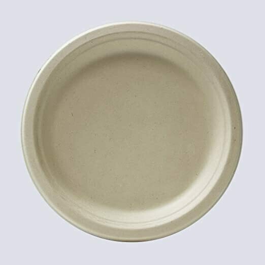 Caribe Compostables 6&#39;&#39; Round Fiber Plate 1000 Units per case