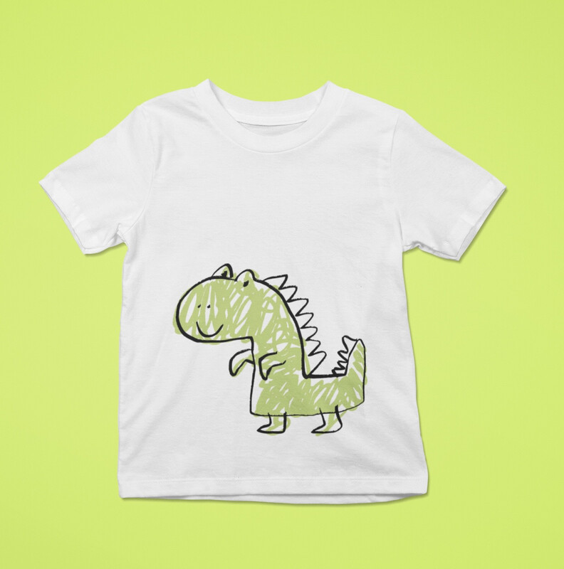 Graphic Tees - Dino Crayon -