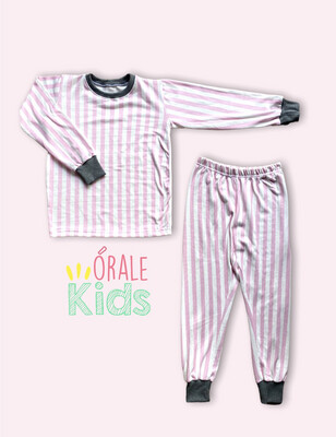 Pijama - Pink & Grey -