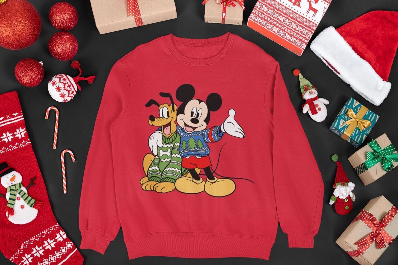 Sweater - CHRISTMAS MICKEY & PLUTO -