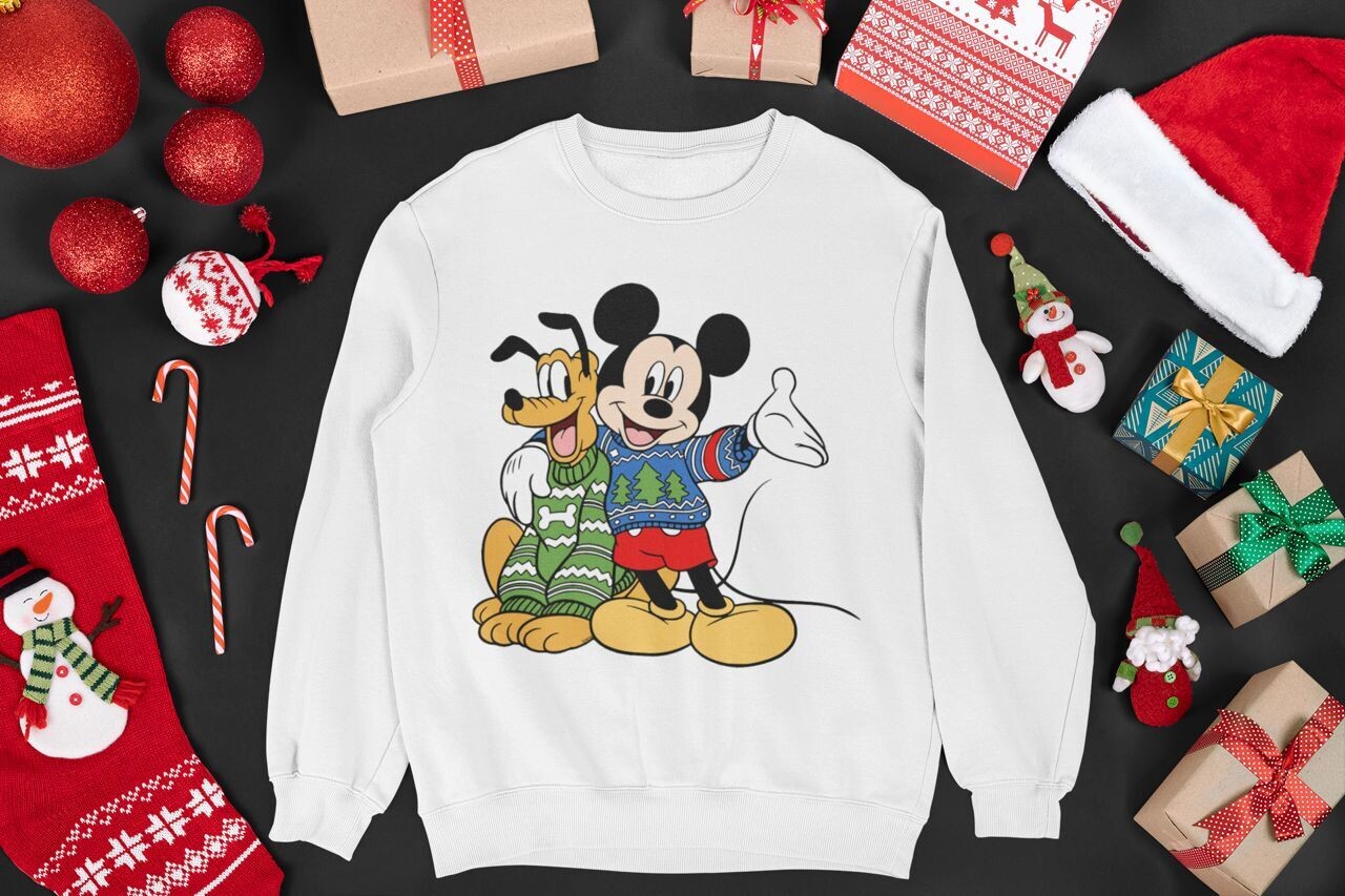 Sweater - CHRISTMAS MICKEY & PLUTO -