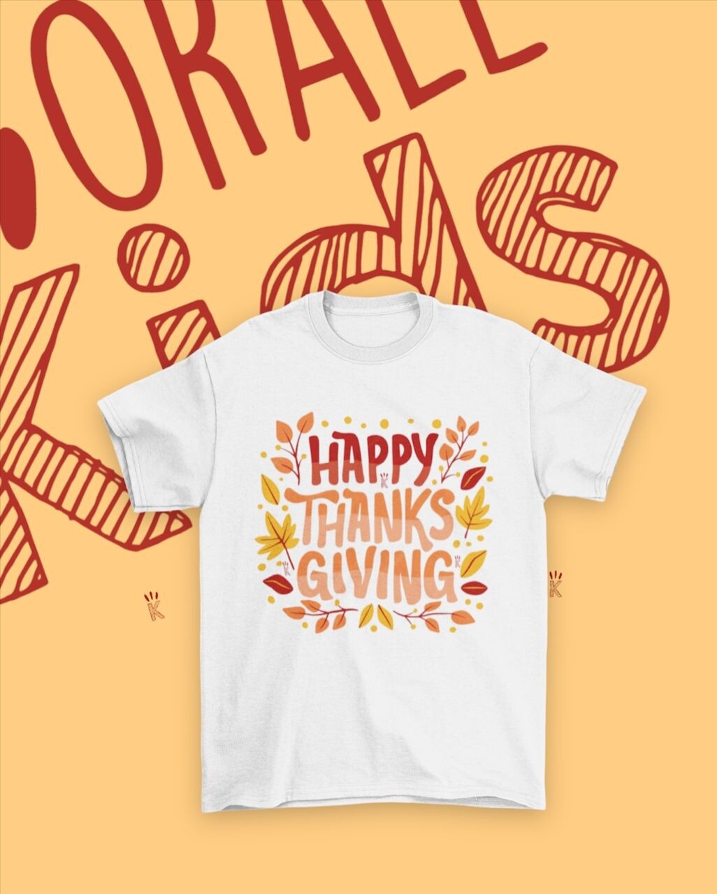 T Shirt - HAPPY THANKSGIVING -