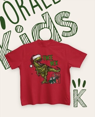 T Shirt Christmas - TREE REX -