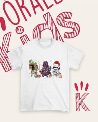 T Shirt Christmas - MERRY FORCE BE WITH YOU -