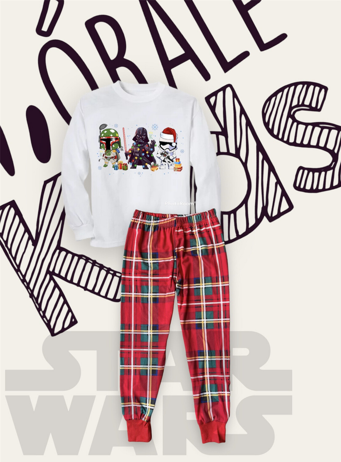 Pijama - MERRY FORCE BE WITH U RED -