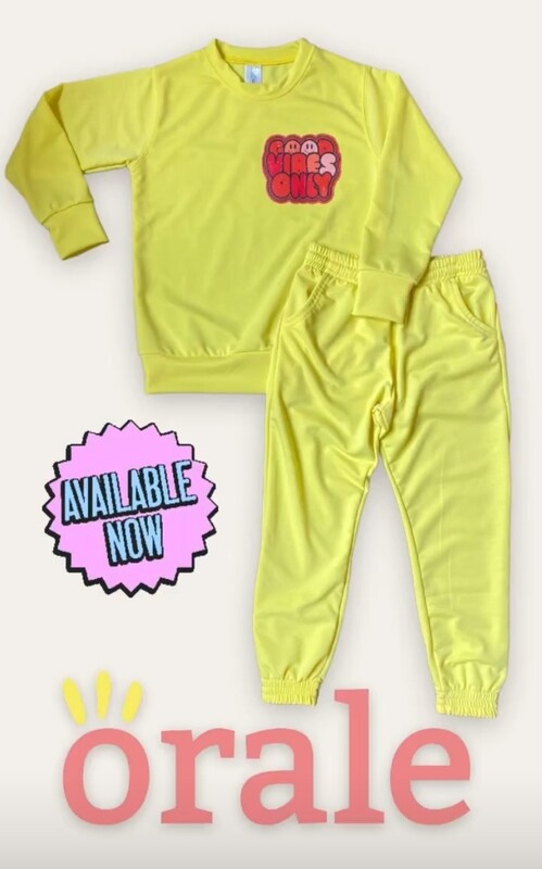 Casual Sets - CONJUNTO GOOD VIBES ONLY -