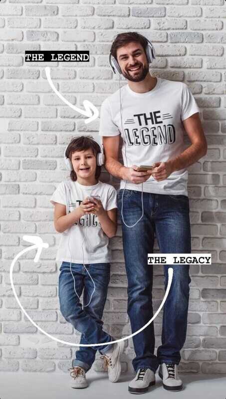 Graphic Tees - FATHER&#39;S DAY THE LEGEND -