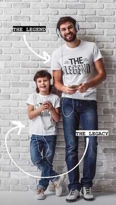 Graphic Tees - FATHER'S DAY THE LEGEND -
