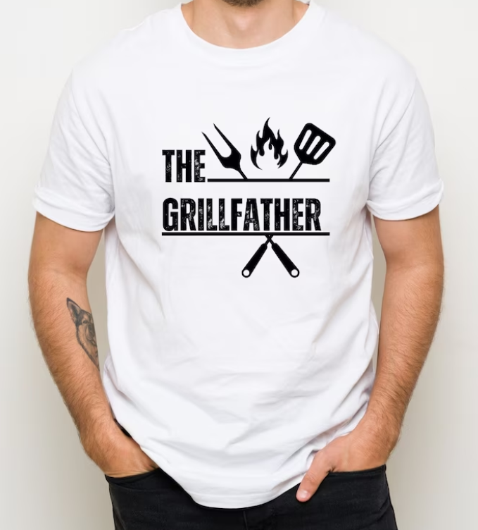 Graphic Tees - FATHER'S DAY THE GRILLFATHER -